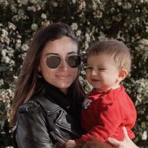 Rachel Legrain-Trapani et ses fils Andrea et Gianni, le 28 mars 2021