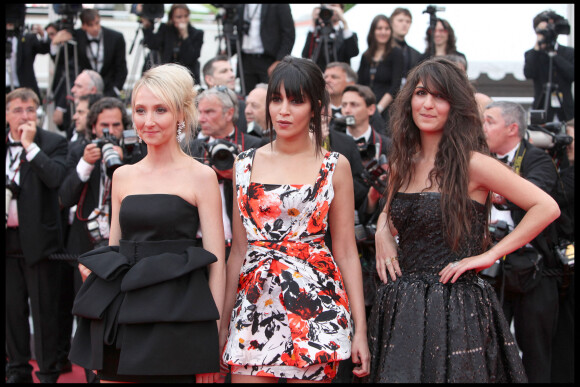 Audrey Lamy, Leila Bekhti et Géraldine Nakache sur le tapis rouge au 63ème Festival de Cannes. 2010