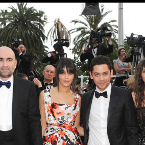 Audrey Lamy, Leila Bekhti et Géraldine Nakache sur le tapis rouge au 63ème Festival de Cannes. 2010