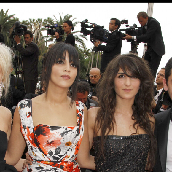 Audrey Lamy, Leila Bekhti et Géraldine Nakache sur le tapis rouge au 63ème Festival de Cannes. 2010