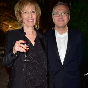 Exclusif - Catherine Barma et Laurent Ruquier à l'enregistrement de l'émission "On n'est pas couché" à la Villa Domergue lors du 69ème Festival International du Film de Cannes le 18 mai 2016. © Giancarlo Gorassini / Veeren / Bestimage