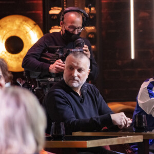 Exclusif - Fred Musa, Elodie Gossuin - Enregistrement de l'émission "On Est En Direct" (OEED), Spéciale 100 ans de la radio, présentée par L.Ruquier, diffusée sur France 2 le 8 mai © Jack Tribeca / Bestimage 