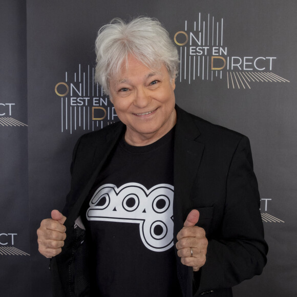 Exclusif - Georges Lang (RTL) - Backstage de l'enregistrement de l'émission "On Est En Direct" (OEED), Spéciale 100 ans de la radio, présentée par L.Ruquier, diffusée sur France 2 le 8 mai.  © Jack Tribeca / Bestimage