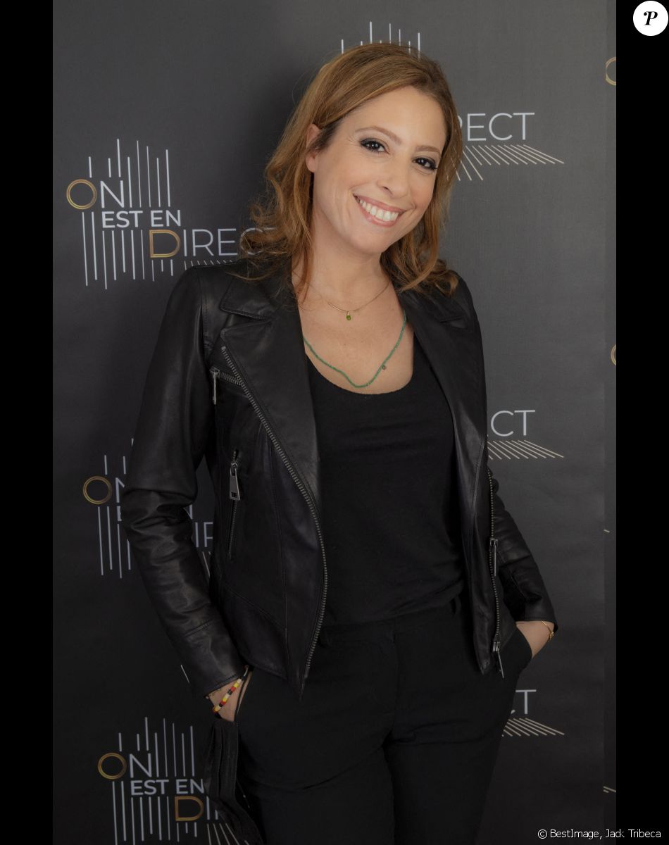 Exclusif - Léa Salamé - Backstage de l'enregistrement de l'émission "On Est En Direct" (OEED), Spéciale 100 ans de la radio, présentée par L.Ruquier, diffusée sur France 2 le 8 mai. © Jack Tribeca / Bestimage