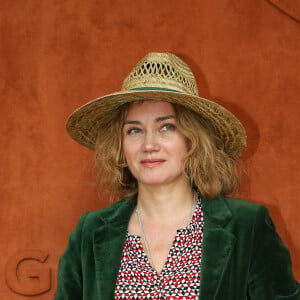 Marine Delterme dans le village lors des internationaux de tennis de Roland Garros à Paris, France, le 4 juin 2019. © Jacovides-Moreau/Bestimage