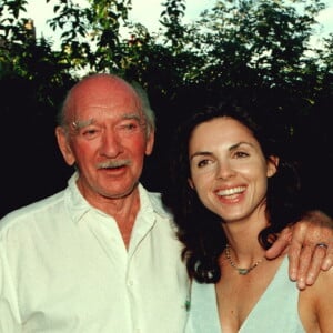 Eddie Barclay et son épouse Caroline Barclay en 1997.