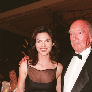 Eddie Barclay et son épouse Caroline Barclay en 1997.