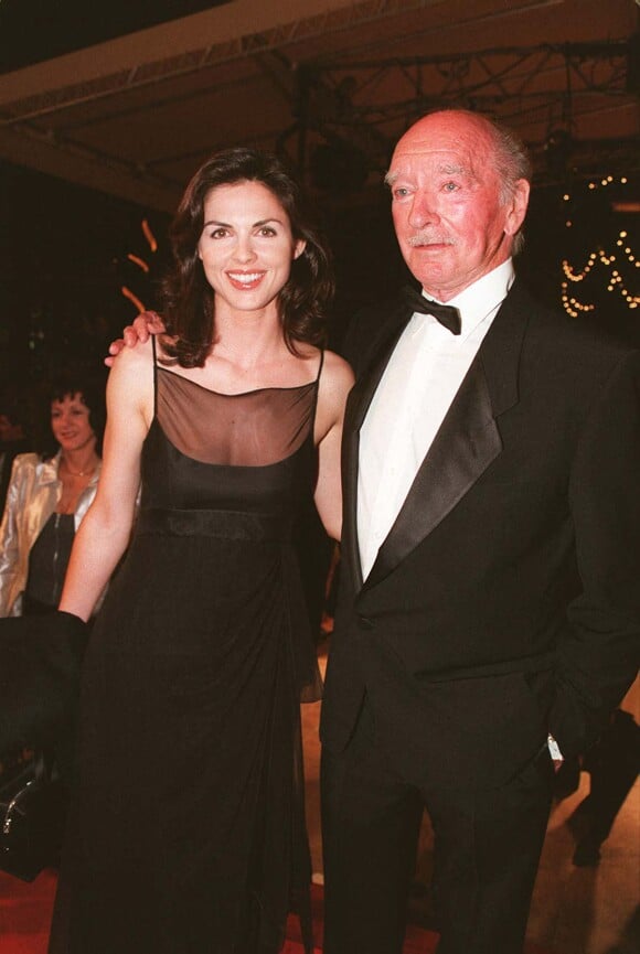 Eddie Barclay et son épouse Caroline Barclay en 1997.