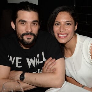 Mariage - Zaho et Florent Mothe sont mariés - Exclusif - Florent Mothe, Zaho - Princess Erika aux platines du restaurant La Gioia lors de la soirée "Les musiques de la Gioia" à Paris, le 6 mai 2015. 