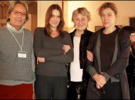 Carla, Marisa, et Valeria : Les trois "dames Bruni" réunies le temps d'un hommage spécial... c'est exceptionnel !