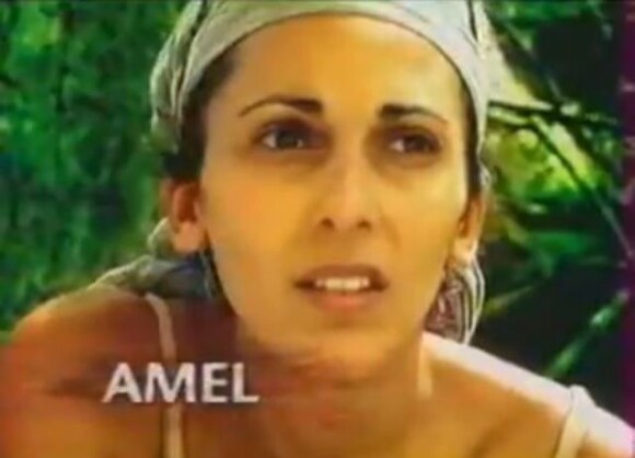 Amel dans "Koh-Lanta" en 2002.
