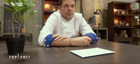 Matthias dans "Top Chef 2021" sur M6, lors des qualifications pour la demi-finale.