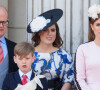 La princesse Beatrice d'York, la princesse Eugenie d'York- La famille royale au balcon du palais de Buckingham lors de la parade Trooping the Colour 2019, célébrant le 93ème anniversaire de la reine Elisabeth II, londres, le 8 juin 2019. 