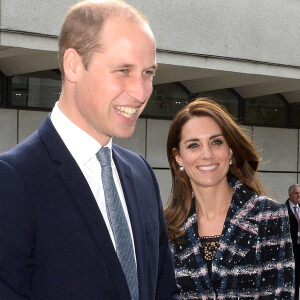 Le prince William, duc de Cambridge et Catherine Kate Middleton, duchesse de Cambridge, visitent l'université de Manchester.