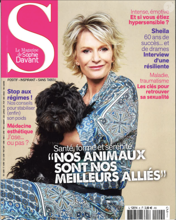 Couverture du magazine S, de Sophie Davant, sorti le jeudi 20 mai 2021.