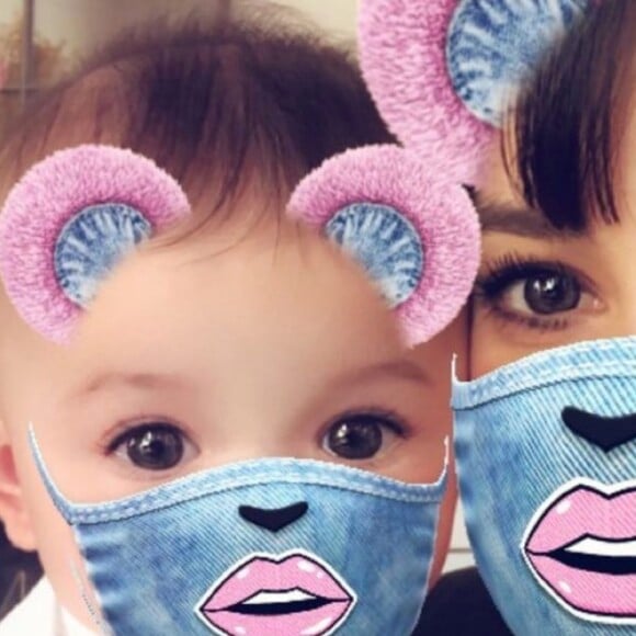 Alizée et sa fille Maggy sur Instagram. Le 2 janvier 2021.