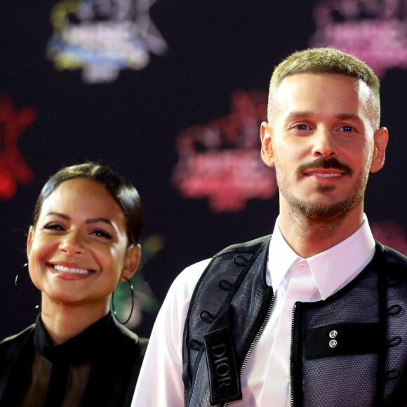 Christina Milian enceinte et son compagnon M. Pokora - 21ème édition des NRJ Music Awards au Palais des festivals à Cannes le 9 novembre 2019. © Dominique Jacovides/Bestimage