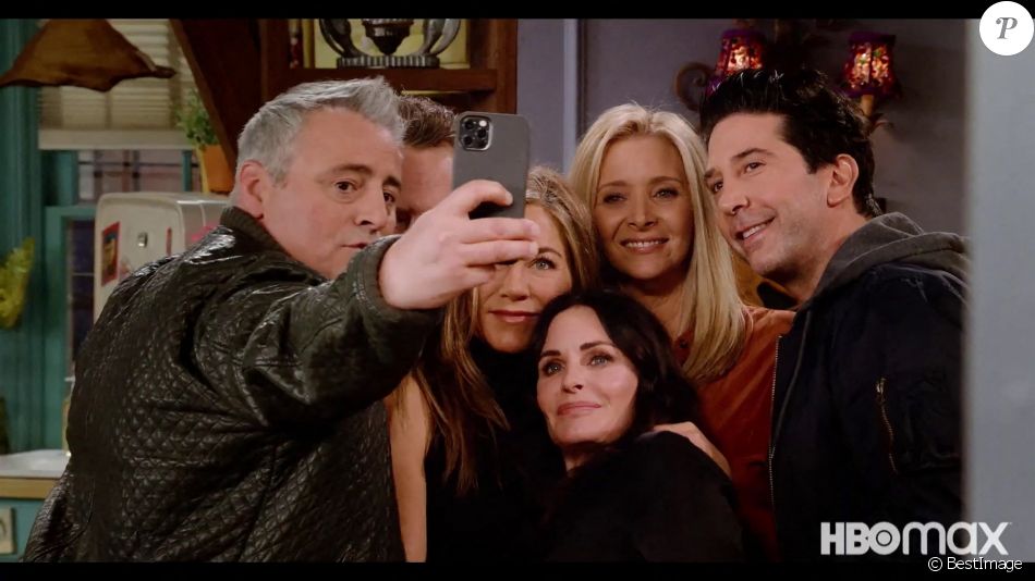 Matt Leblanc, Matthew Perry, Jennifer Aniston, Courteney Cox, Lisa Kudrow et David Schwimmer - L'épisode spécial de "Friends" arrivera en France le 27 mai 2021 sur Salto.