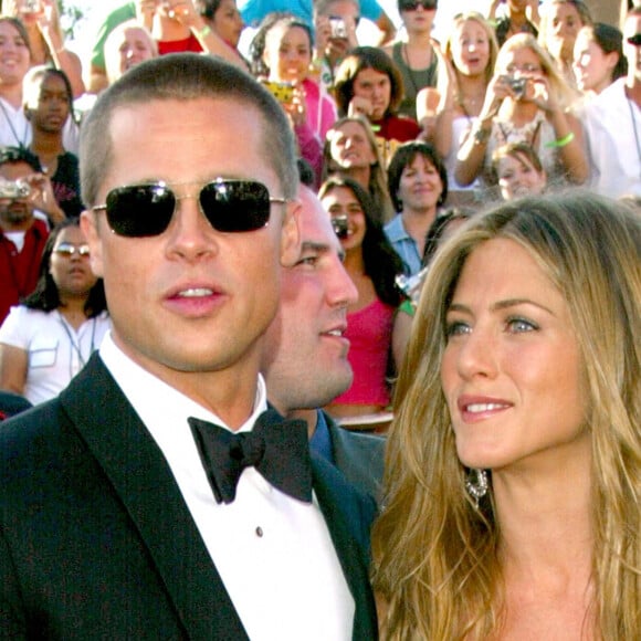 Brad Pitt et Jennifer Aniston - 56e Emmy Awards à Los Angeles.