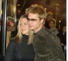 Jennifer Aniston et Brad Pitt - Première du film "Spy Game" à Los Angeles.