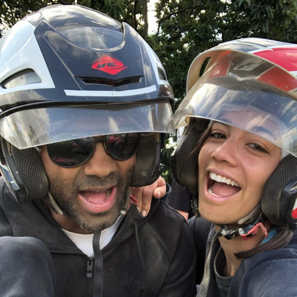 Alizé Lim et Tony Parker.