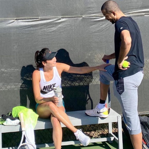 Alizé Lim et Tony Parker.