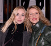 Chloé Jouannet et sa mère Alexandra Lamy au vernissage de l'exposition photos "Libres et égales" à l'occasion de la journée internationale des droits des femmes sur les grilles de la cour d'appel à Paris, France.