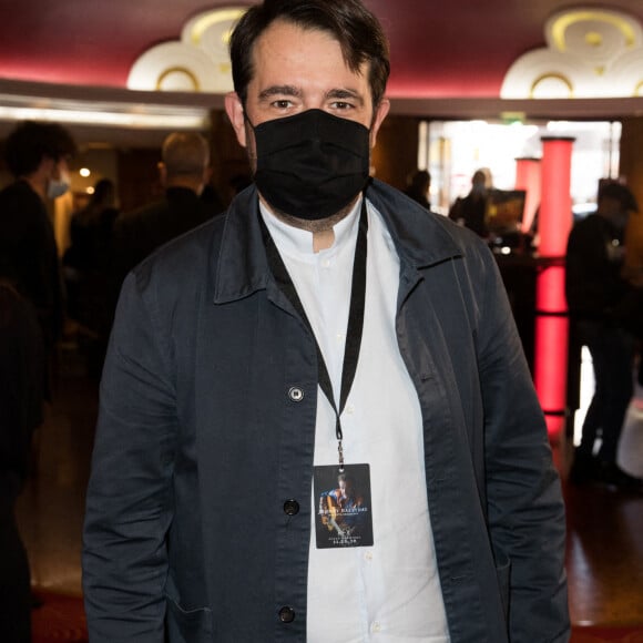 Jean-François Piège - Projection au Grand Rex à Paris des documentaires "Johnny USA" et "A nos promesses" à l'occasion de la Journée Spéciale Johnny, son rêve américain. Le 21 octobre 2020 © Jacovides-Moreau / Bestimage