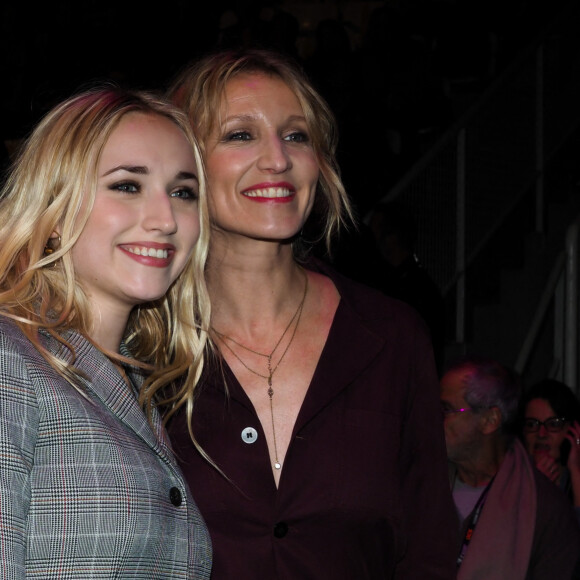 Alexandra Lamy et sa fille Chloé Jouannet - 22ème Festival International du Film de Comédie de l'Alpe d'Huez le 16 janvier 2019.