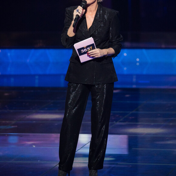 Sophie Davant - Deuxième jour de la 33ème édition du Téléthon au Parc de la Villette à Paris le 7 décembre 2019.  © Tiziano Da Silva/Bestimage