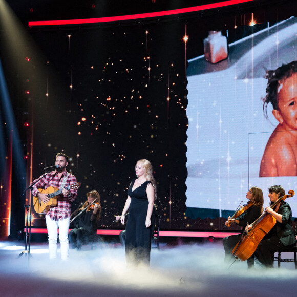 Exclusif - Kendji Girac et Océane (fille de Isabelle) - Enregistrement de l'émission "La Lettre", présentée par S.Davant, qui sera diffusée le 29 mai 2021 sur France 2. Le 16 octobre 2020 © Cyril Moreau / Bestimage 