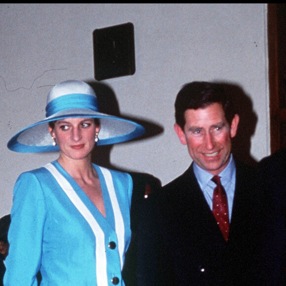 Diana et Charles en voyage en Inde en 1992.