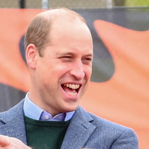 Le prince William, duc de Cambridge, et Catherine (Kate) Middleton, duchesse de Cambridge, rendent visite aux jeunes de la Lawn Tennis Association (LTA) à Édimbourg, Ecosse, Royaume Uni, le 27 mai 2021.