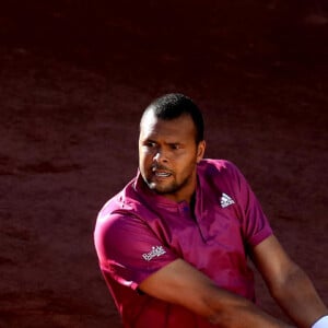 Jo-Wilfried Tsonga affronte Yoshihito Nishioka pour le premier tour de Roland-Garros. Paris, le 31 mai 2021. © Dominique Jacovides / Bestimage