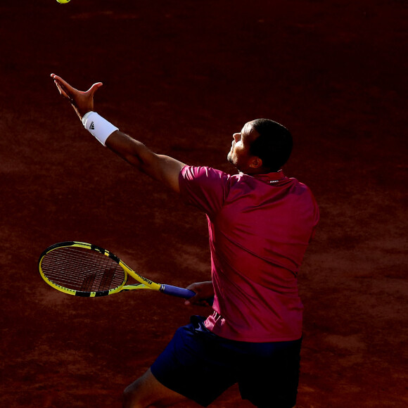 Jo-Wilfried Tsonga affronte Yoshihito Nishioka pour le premier tour de Roland-Garros. Paris, le 31 mai 2021. © Dominique Jacovides / Bestimage