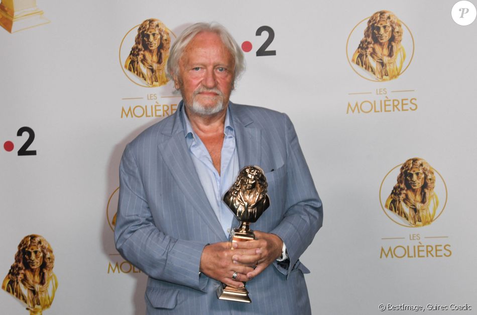 Niels Arestrup - 32e Cérémonie des Molières au Théâtre du Châtelet à Paris. Le 23 juin 2020. © Guirec Coadic / Bestimage