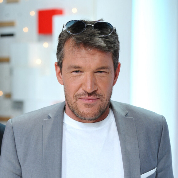 Benjamin Castaldi - Enregistrement de l'émission Vivement dimanche au studio Gabriel, presentée par Michel Drucker . Diffusion sur France 2 le 18/04/2021 . © Guillaume Gaffiot / Bestimage