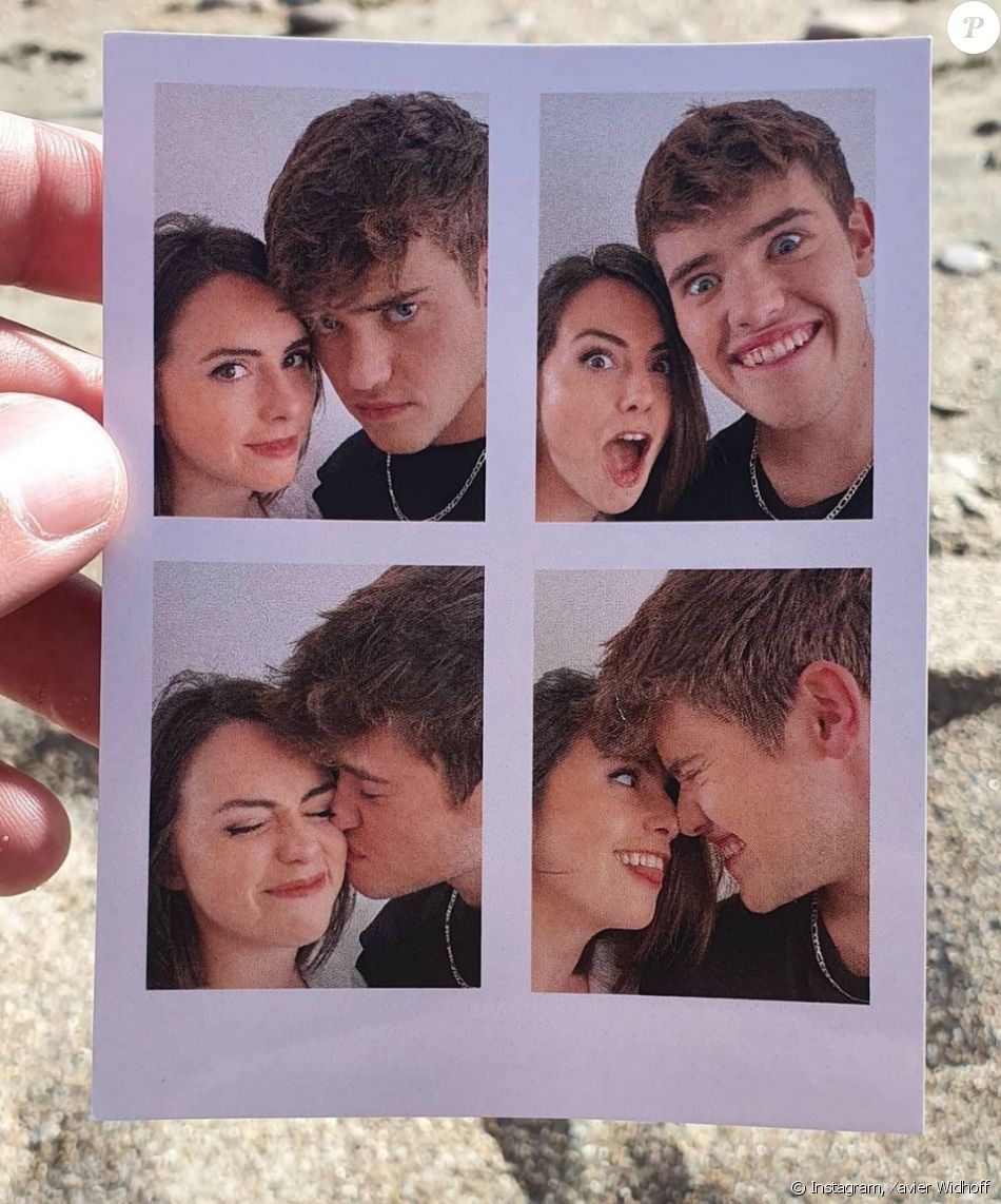 Xavier Widhoff et Clémence Lassalas sur Instagram. Le 7 avril 2021.