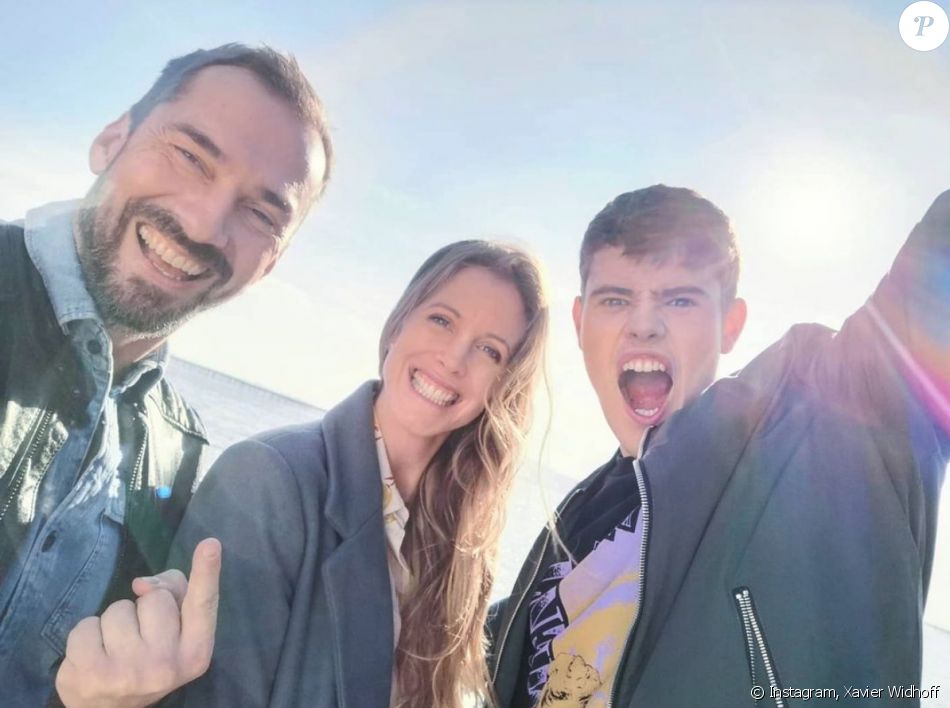 Xavier Widhoff, Audrey Looten et Franck Monsigny sur Instagram. Le 7 avril 2021.