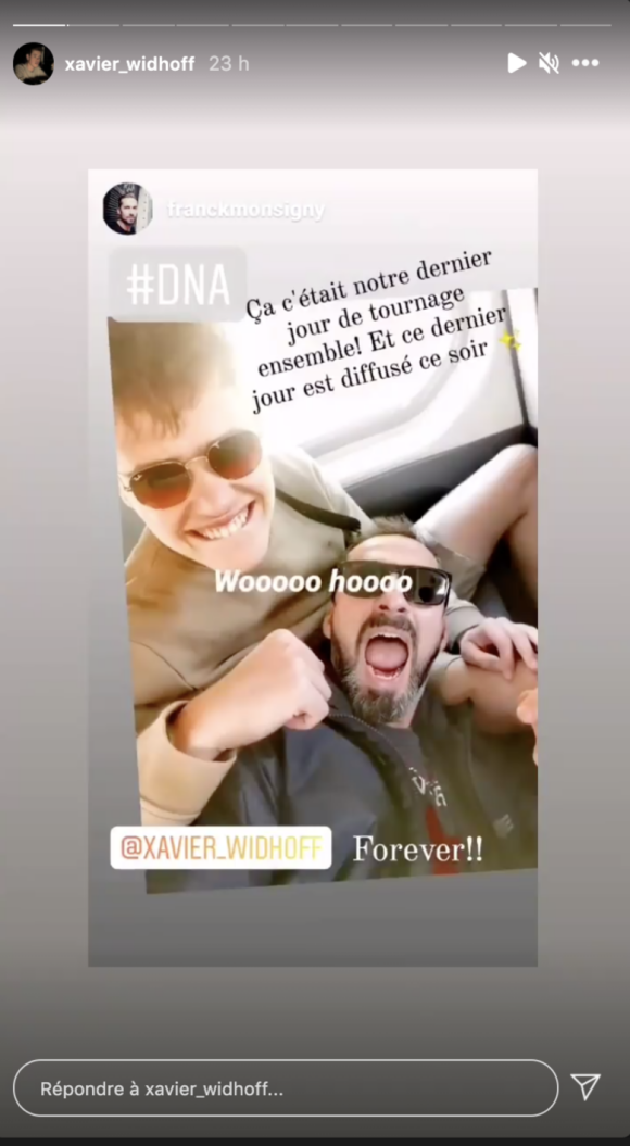 Xavier Widhoff et Franck Monsigny sur Instagram. Le 30 mai 2021.
