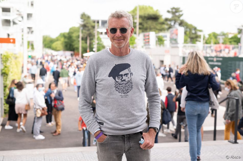 Denis Brogniart attends the 2021 French Open at Roland Garros on June 5, 2021 in Paris, France. Photo by Laurent Zabulon/ABACAPRESS.COM