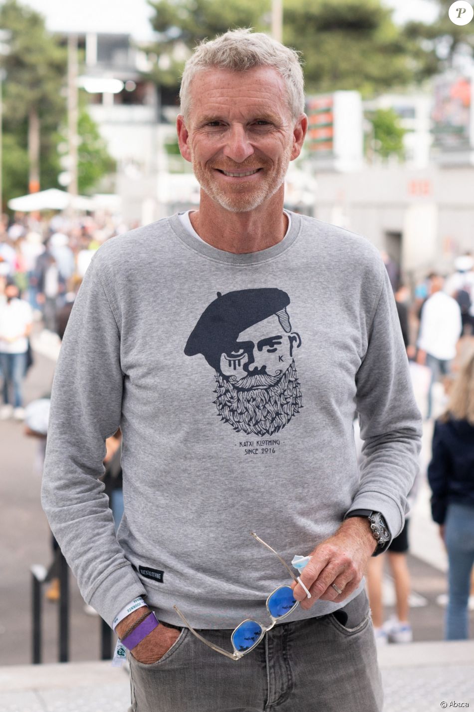 Denis Brogniart attends the 2021 French Open at Roland Garros on June 5, 2021 in Paris, France. Photo by Laurent Zabulon/ABACAPRESS.COM