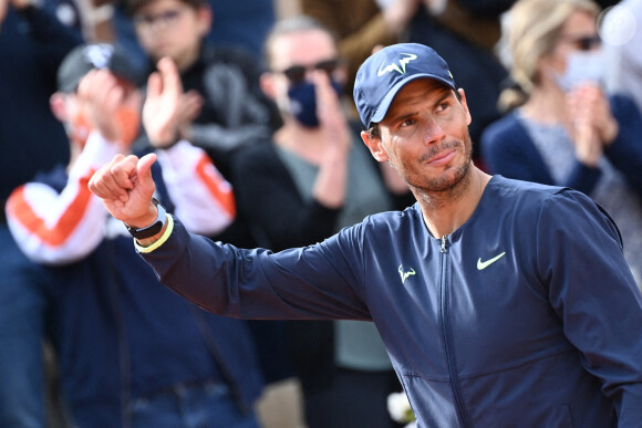 Rafael Nadal lors du 3ème tour simples Messieurs des Internationaux de France à Roland Garros, à Paris, France, le 5 juin 2021. © Chryslene Caillaud/Panoramic/Bestimage 