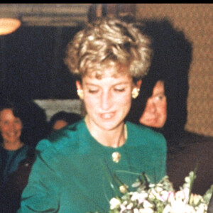 La princesse Diana et son fils le prince Harry au Royal Albert Hall en 1991.