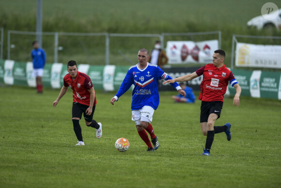 Benjamin Nivet lors du match d'inauguration du stade Charles de Gaulle à Colombey-les-Deux-Églises entre le Variétés Club de France et le club local le 6 juin 2021. Ce match contre le FC Colombey a été joué au profit de la Fondation Anne-de-Gaulle © Pierre Perusseau / Bestimage 