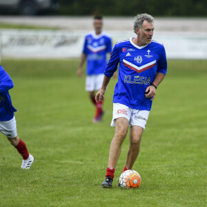 Laurent Blanc lors du match d'inauguration du stade Charles de Gaulle à Colombey-les-Deux-Églises entre le Variétés Club de France et le club local le 6 juin 2021. Ce match contre le FC Colombey a été joué au profit de la Fondation Anne-de-Gaulle © Pierre Perusseau / Bestimage 