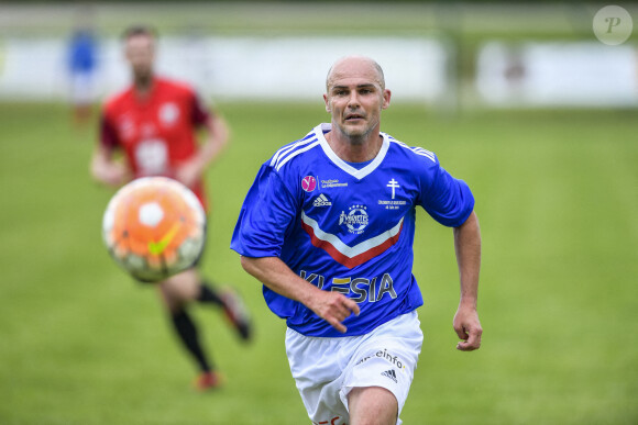 Benjamin Nivet lors du match d'inauguration du stade Charles de Gaulle à Colombey-les-Deux-Églises entre le Variétés Club de France et le club local le 6 juin 2021. Ce match contre le FC Colombey a été joué au profit de la Fondation Anne-de-Gaulle © Pierre Perusseau / Bestimage 