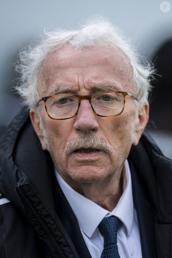 Jacques Vendroux lors du match d'inauguration du stade Charles de Gaulle à Colombey-les-Deux-Églises entre le Variétés Club de France et le club local le 6 juin 2021. Ce match contre le FC Colombey a été joué au profit de la Fondation Anne-de-Gaulle © Pierre Perusseau / Bestimage 