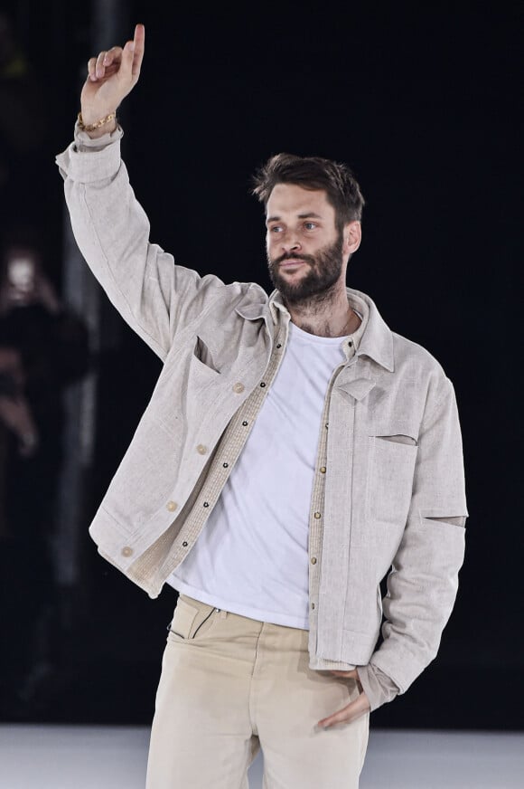 Le styliste Simon Porte Jacquemus - Défilé de mode Homme Automne-Hiver 2020/2021 "Jacquemus" à Paris. Le 18 janvier 2020