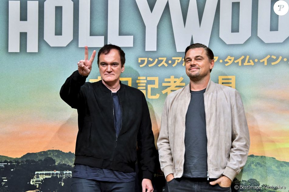 Quentin Tarantino Et Leonardo Dicaprio Conférence De Presse Du Film Once Upon A Time In 